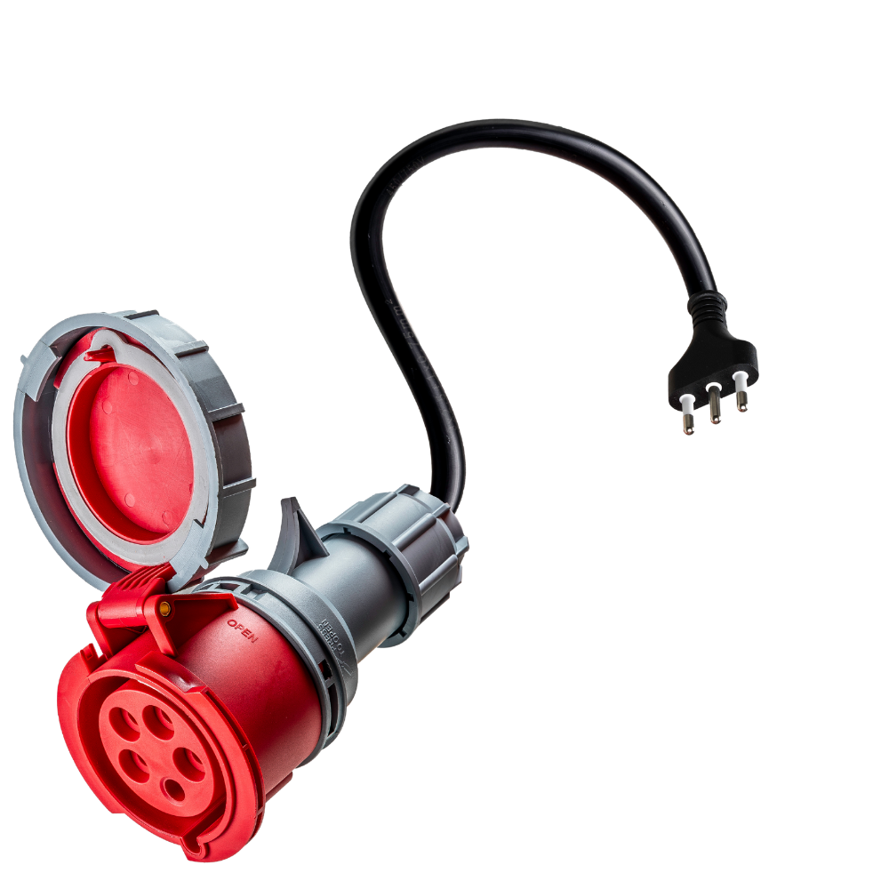 16A 5-polig auf Typ L für Italien Adapter