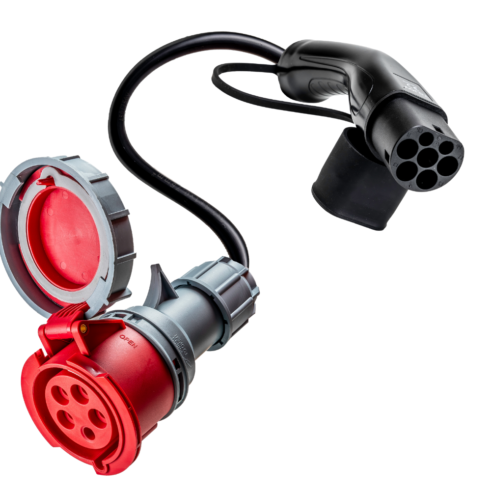 32A 5-poliges CEE auf Typ 2 Adapter