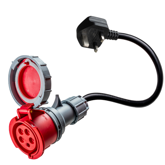 16A 5-polig auf Typ G für UK-Adapter