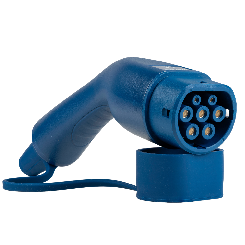 Typ 2 | 1 Phase | 32a | 7,4kW | Spiralladekabel