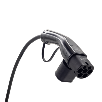 Adapterkabel Typ 2 (Ladestationsseite) auf 3-polige blaue 32A CEE-Buchse