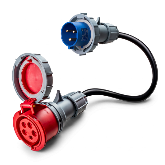 32A 5-poliges CEE auf 16A 3-poliges CEE Adapter