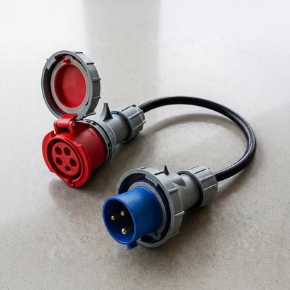 32A 5-poliges CEE auf 16A 3-poliges CEE Adapter