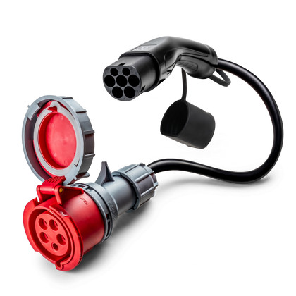 32A 5-poliges CEE auf Typ 2 Adapter