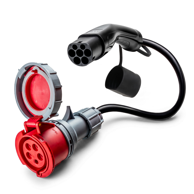 32A 5-poliges CEE auf Typ 2 Adapter