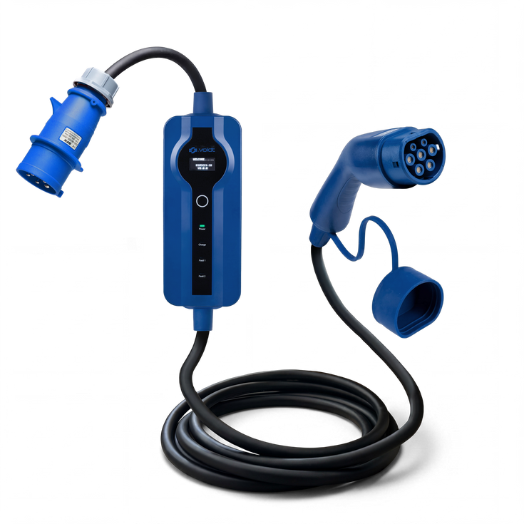 Voldt® CEE Ladekabel Typ 2 | 1 phasig | 8A - 32A | 7.4kW  + APP