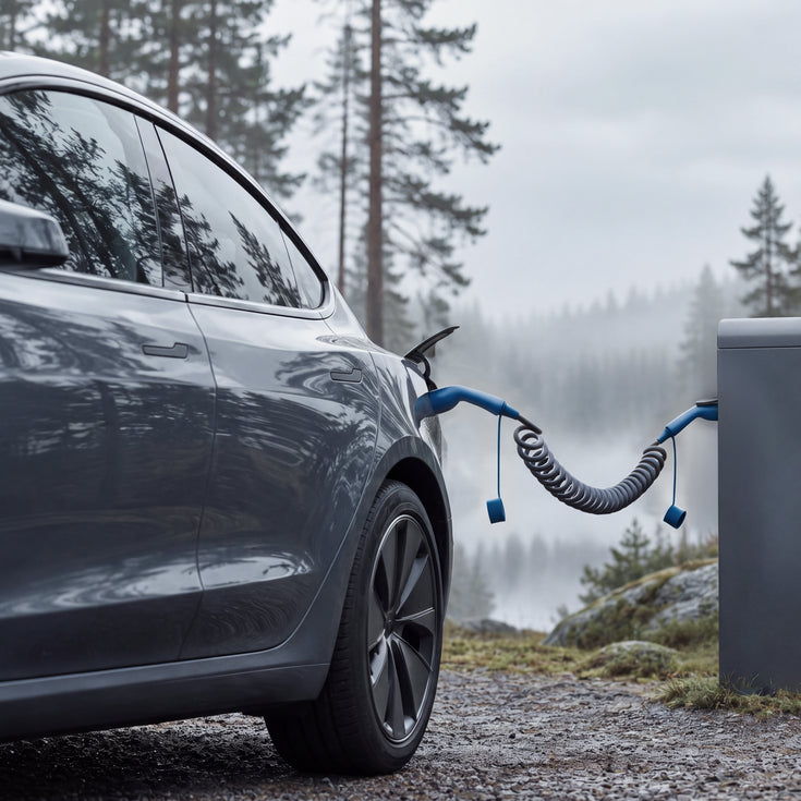 Typ 2 | Mode 3 | 32a | 22kW | Spiralladekabel
