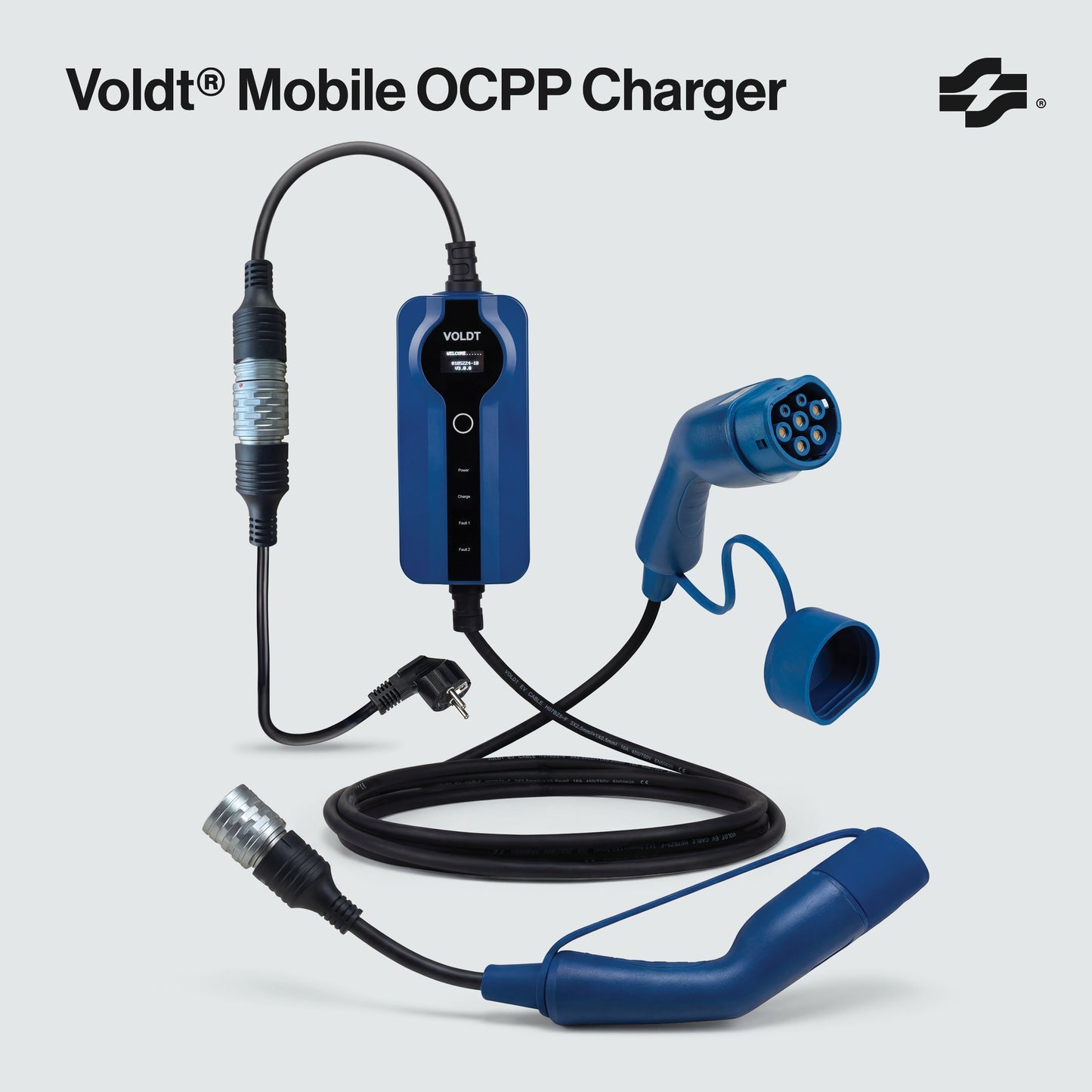 Voldt® Mobiles OCPP-Ladegerät