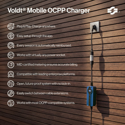 Voldt® Mobiles OCPP-Ladegerät